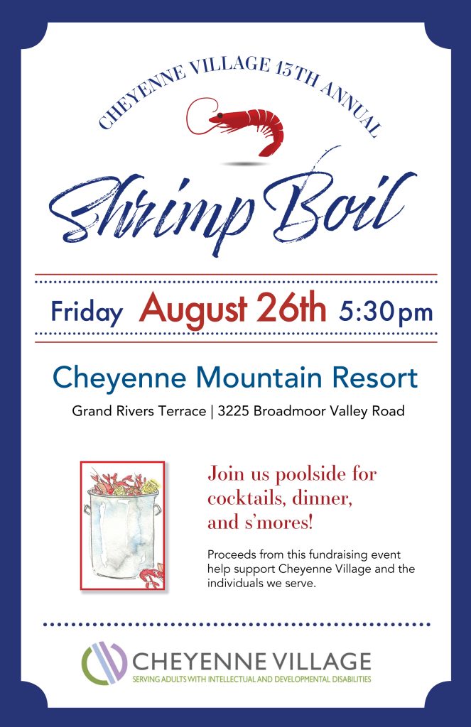 Cheyenne Village 2022 Shrimp Boil postcard copy